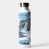 Door County  Wisconsin Winter  Waterfles (Links)