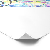 Door de aanwezigheid van grote drukdiamanten ontst poster (Hoek)