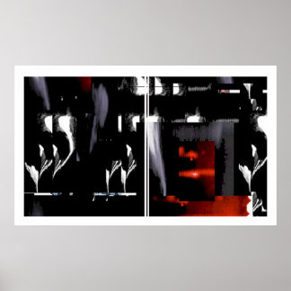 Door de achterdeuren poster