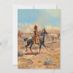 Door de Alkali van Charles Marion Russell Kaart