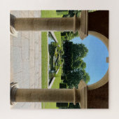 Door de Arch naar het Pond Walmer Castle Legpuzzel (Horizontaal)