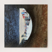 Door de Arches in Folkestone Harbour Legpuzzel (Horizontaal)