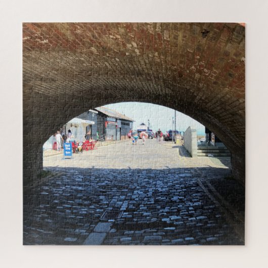 Door de Arches in Folkestone Harbour Legpuzzel (Verticaal)