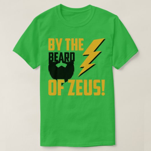 door de baard Zeus T-shirt (Design voorkant)