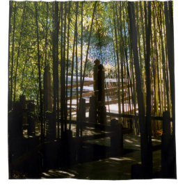 Door de Bamboo Douchegordijn