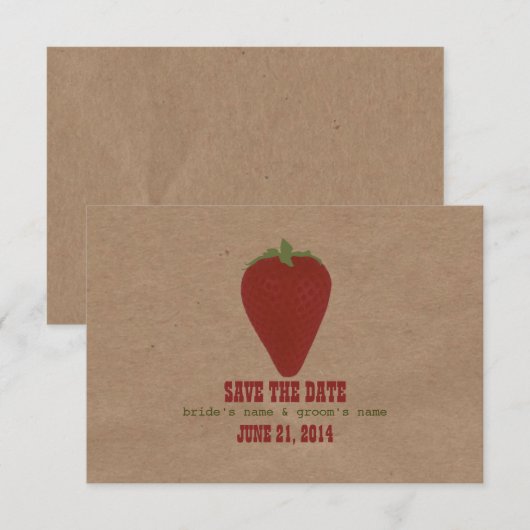 Door de boerenmarkt geïnspireerde trouw-RSVP | Aar Kaart (Voorkant / Achterkant)