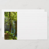 Door de bomen naar het stationarium briefpapier (Voorkant / Achterkant)