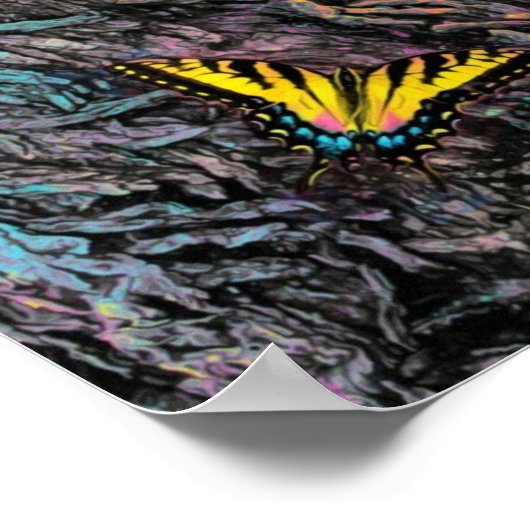 Door de bomen poster (Hoek)