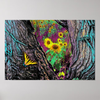 Door de bomen poster