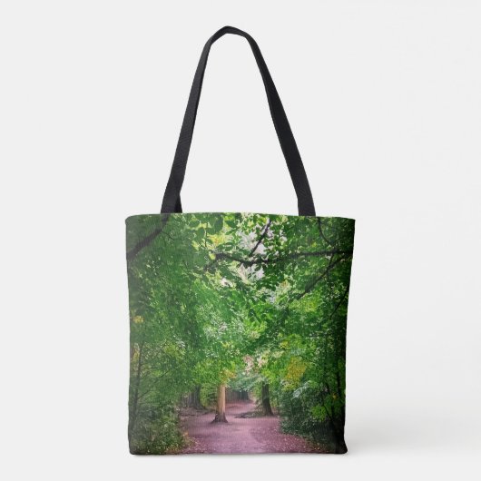 Door de bomen tote bag (Achterkant)