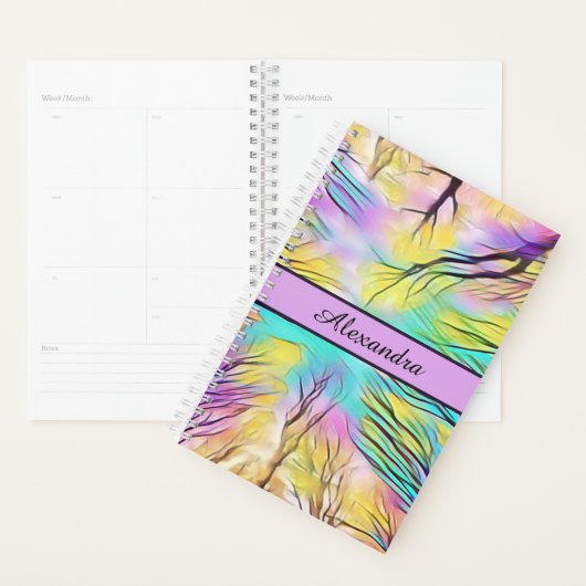 Door de boomplant met naam planner (Display)
