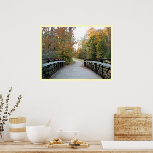 Door de Bossen Poster (Keuken)