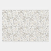 Door de Bossen - Winter Wonderland Inpakpapier Vel (Voorkant 3)