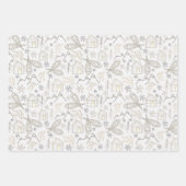 Door de Bossen - Winter Wonderland Inpakpapier Vel (Voorkant 2)