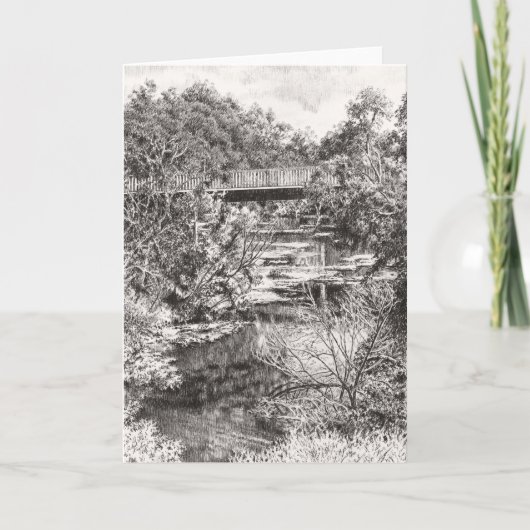 Door de Bustling City... Bedankkaart (Voorkant)