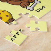 Door de Cartoon van de Kinderen van ABC gesorteerd Legpuzzel (Zijkant)