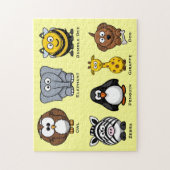 Door de Cartoon van de Kinderen van ABC gesorteerd Legpuzzel (Verticaal)