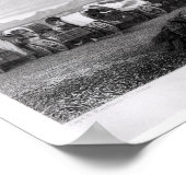 Door de Comanches aangevallen immigranten Poster (Hoek)