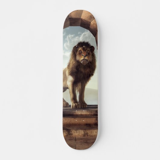 Door de deur naar het Koninkrijk der Lion Skateboard (Voorkant)