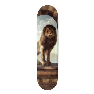 Door de deur naar het Koninkrijk der Lion Skateboard