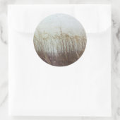 Door de Dunes II Ronde Sticker (Tas)