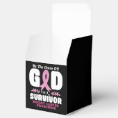 Door de genade God in een overlevende borstkanker Bedankdoosjes (Geopend)