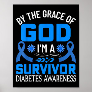 Door de genade van God in een overlevende van diab Poster