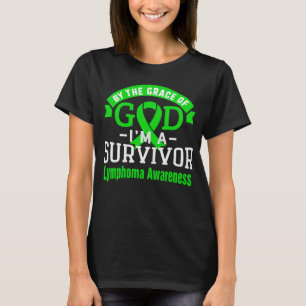 Door de genade van God Lymphoma Survivor T-shirt