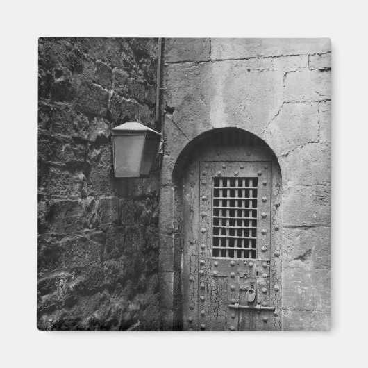 Door de gevangenis van Newgate Magneet (Voorkant)