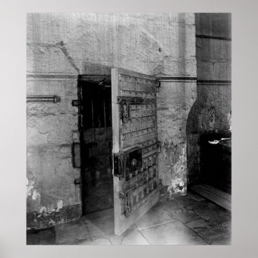 Door de gevangenis van Newgate Poster (Voorkant)