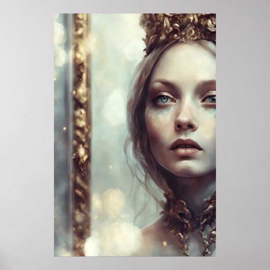 Door de Gouden Spiegel Alice Poster (Voorkant)