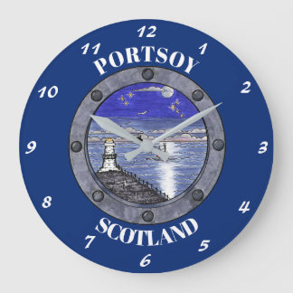 Door de Grote Muurklok van het Porthole Grote Klok