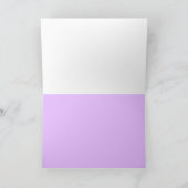 Door de hand getekende, blauwe hydrangea-bloemkaar bedankkaart (Binnen)