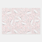 Door de hand getekende Wildbloemen Pencil Schetsen Inpakpapier Vel (Voorkant 3)