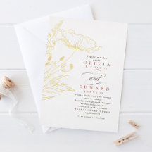 Door de hand getekende wilde bloemen Dusty Pink El