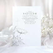 Door de hand getekende wilde bloemen Elegant Sage  Kaart