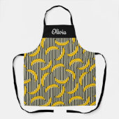 Door de hand getrokken banaan, aangepast Schort te (Voorkant)