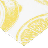 Door de hand getrokken citroenpatroon tafelkleed (Gekanteld)
