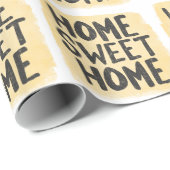 door de hand getrokken doodskop cadeaupapier (Rol Hoek)