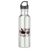 Door de hand getrokken gemengde letters en letters waterfles (Voorkant)