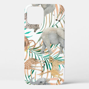 Door de hand getrokken kleurrijk naadloos patroon Case-Mate iPhone case