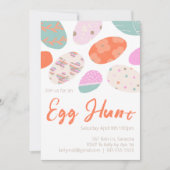 Door de hand getrokken Natuur Uitnodiging voor paa (Voorkant)