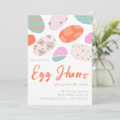 Door de hand getrokken Natuur Uitnodiging voor paa (Staand voorkant)