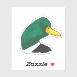 Door de hand getrokken Natuur van wilde dieren Bir Sticker