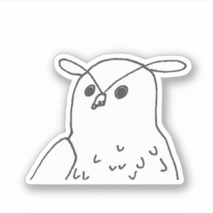 Door de hand getrokken Natuur van wilde dieren Sticker