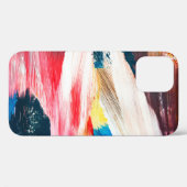 Door de hand getrokken oliesschilderij. Abstracte Case-Mate iPhone Case (Achterkant (horizontaal))