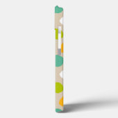 Door de hand getrokken puntpatroon van de polka Case-Mate iPhone case (Achterkant / Links)