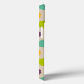 Door de hand getrokken puntpatroon van de polka Case-Mate iPhone case (Achterkant / Rechts)