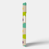 Door de hand getrokken puntpatroon van de polka Case-Mate iPhone case (Achterkant / Rechts)