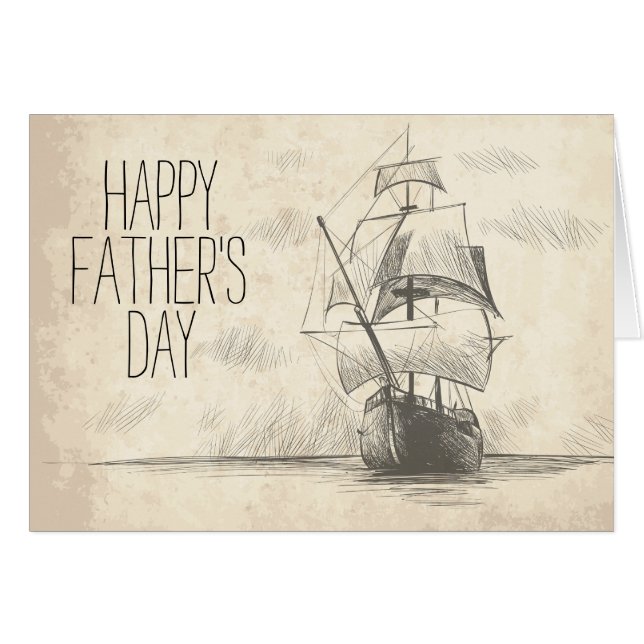  door de hand getrokken schets van het schip (Voorkant Horizontaal)